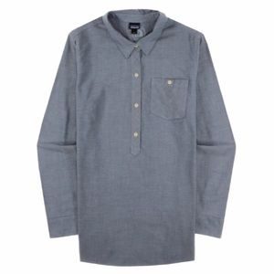 PATAGONIA CHAMBRAY HALF BOTTON DOWN SHIRT
